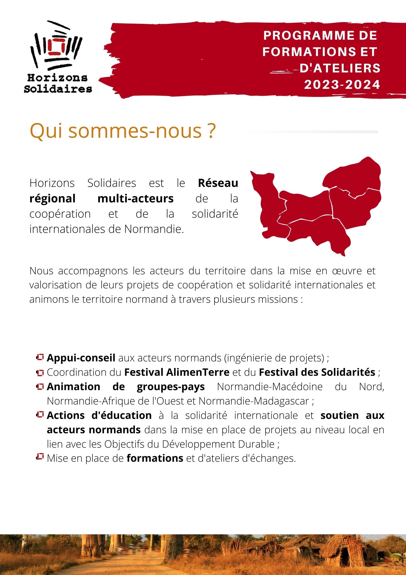 Nos formations - Horizons Solidaires