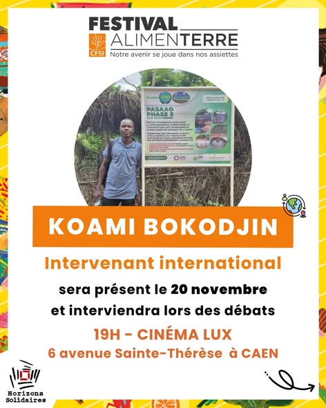 Festival Alimenterre - Cinéma Lux de Caen - 20-11-25 - 19h