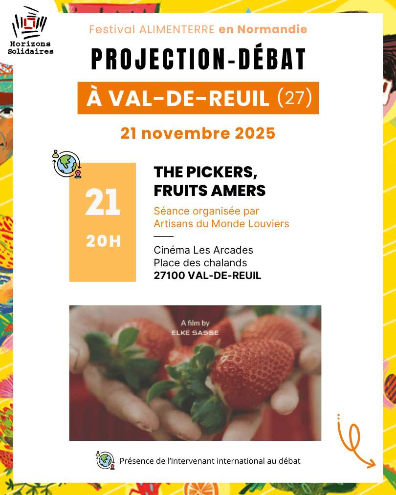 Festival Alimenterre 2025 en Normandie - Koami BOKODJIN - intervenant international