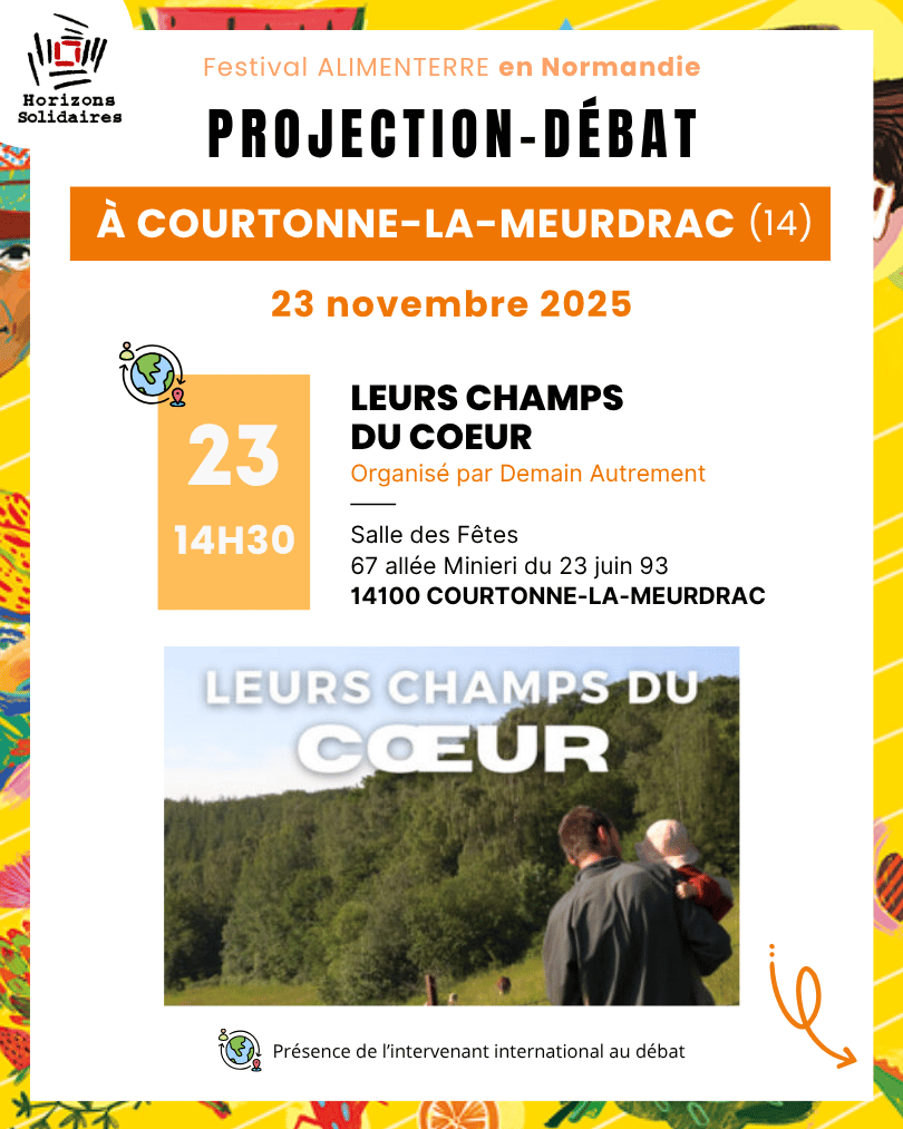 Festival Alimenterre 2025 en Normandie - Koami BOKODJIN - intervenant international