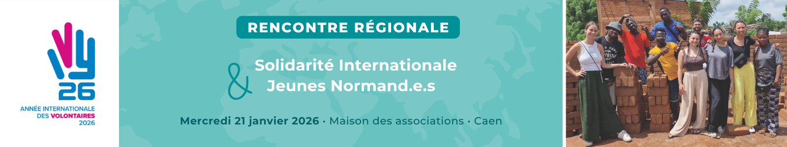 Rencontre Jeunesse et solidarité internationale - 21 01 2026 - Caen
