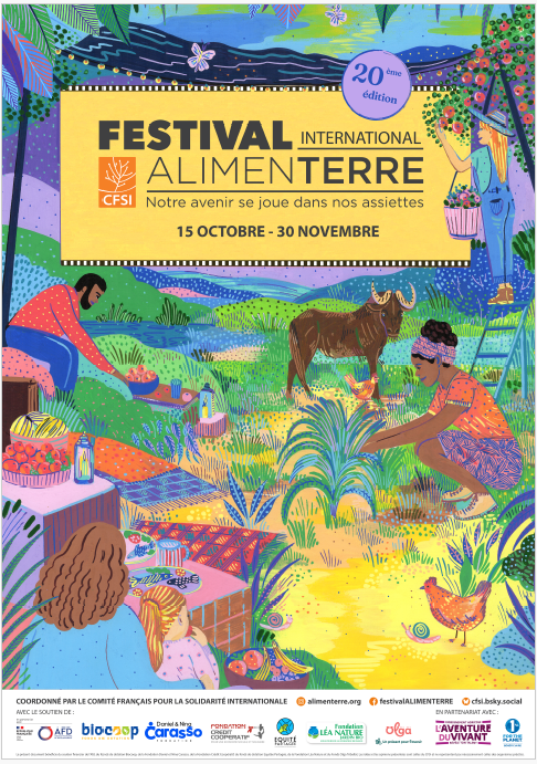 Affiche Festival Alimenterre
