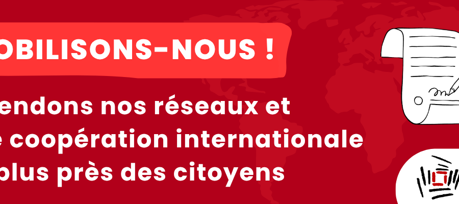 Mobilisation annulation financement MEAE